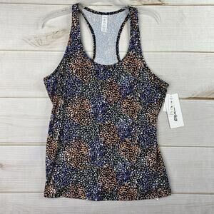 MARIKA Tank Top Womens M Multicolor Animal Print Racerback Gym Loungewear NWT